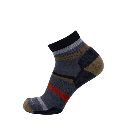 Socks Point6 Mixed Stripe Light 1/4 Crew Summer 2025