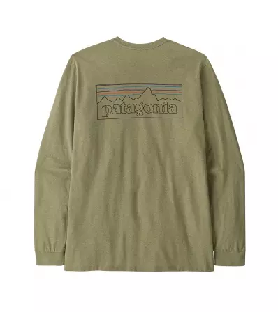 Blouse Patagonia Long-Sleeved P-6 Logo Responsibili-Tee M's