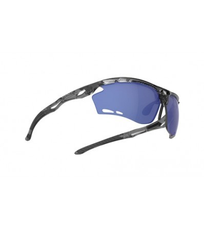 Sunglasses Rudy Propulse Multilaser Deep Blue Crystal Ash